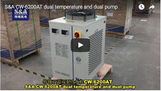 CW-6200雙溫雙泵冷水機實物視頻