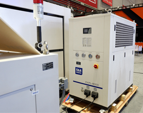 S&A特域CWFL-8000冷水機，冷卻8000W高功率光纖雷射器
