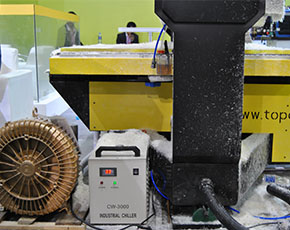 小身材大用處，特域CW-3000小型冷水機冷卻亞克力主軸雕刻機